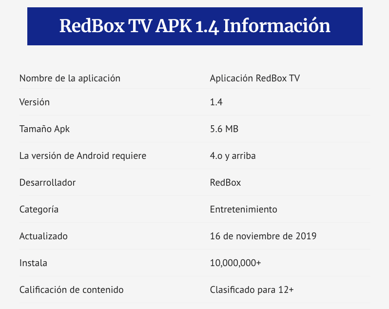 descargar RedBox TV apk